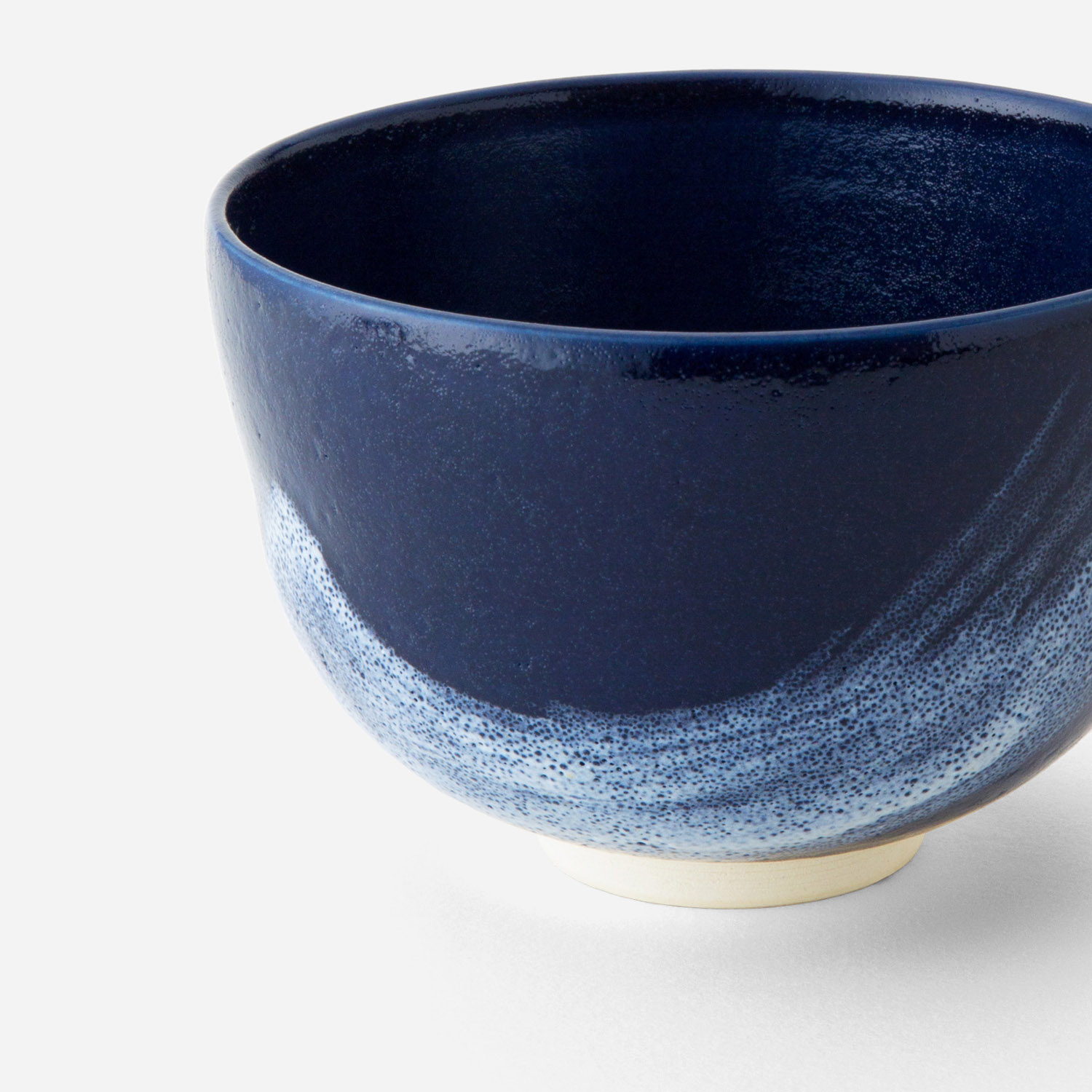 抹茶碗 青釉白刷毛目 | 西川貞三郎商店