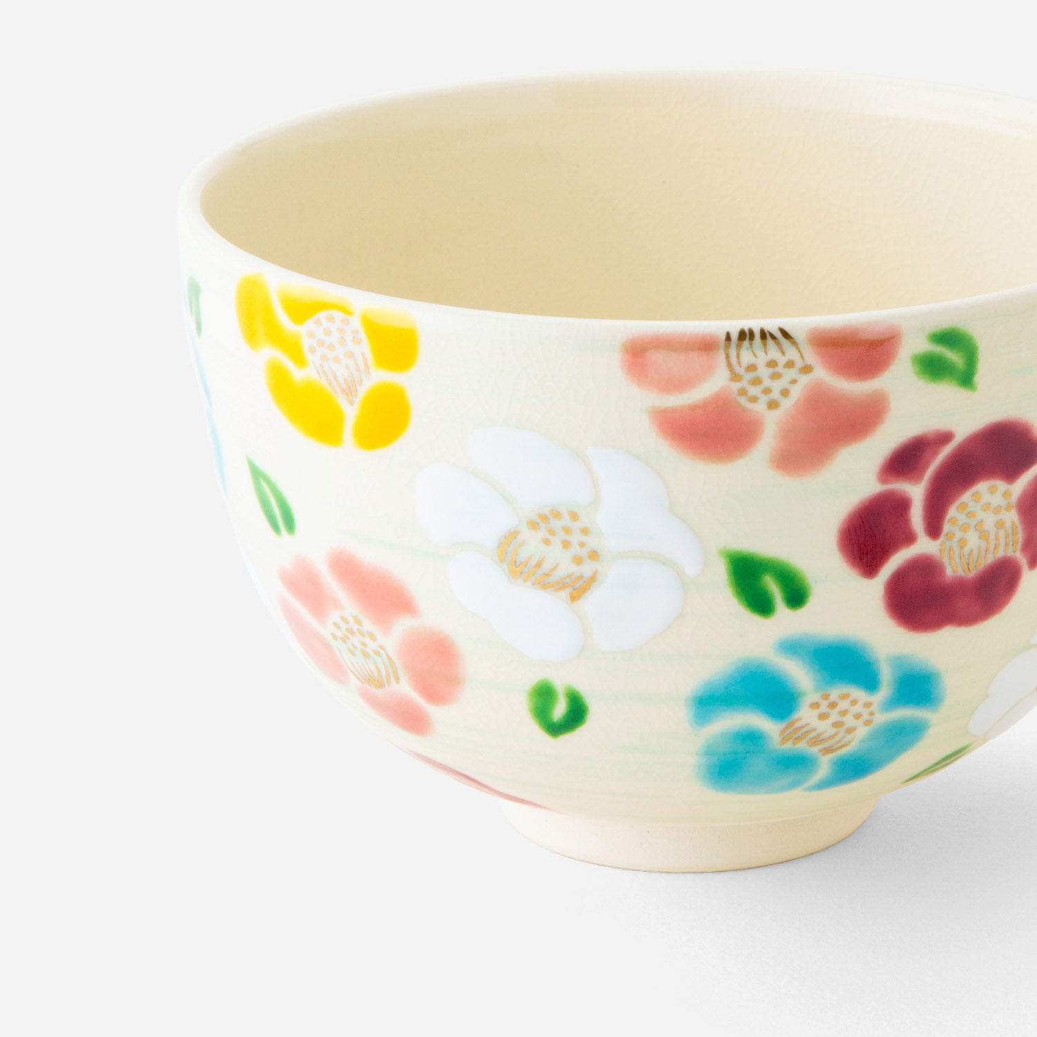 抹茶碗 5 抹茶碗 五彩花椿 | 西川貞三郎商店