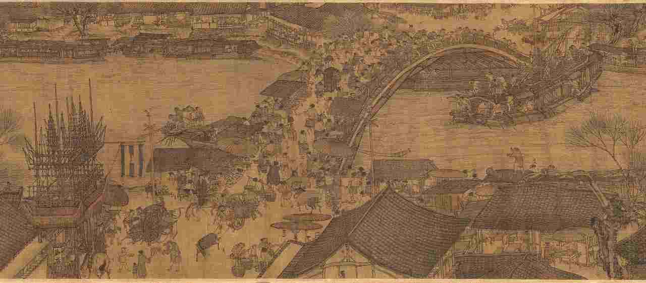 清明上河図特別展 | 台北観光サイト 精製 清明上河図 巻物 中国画 複製