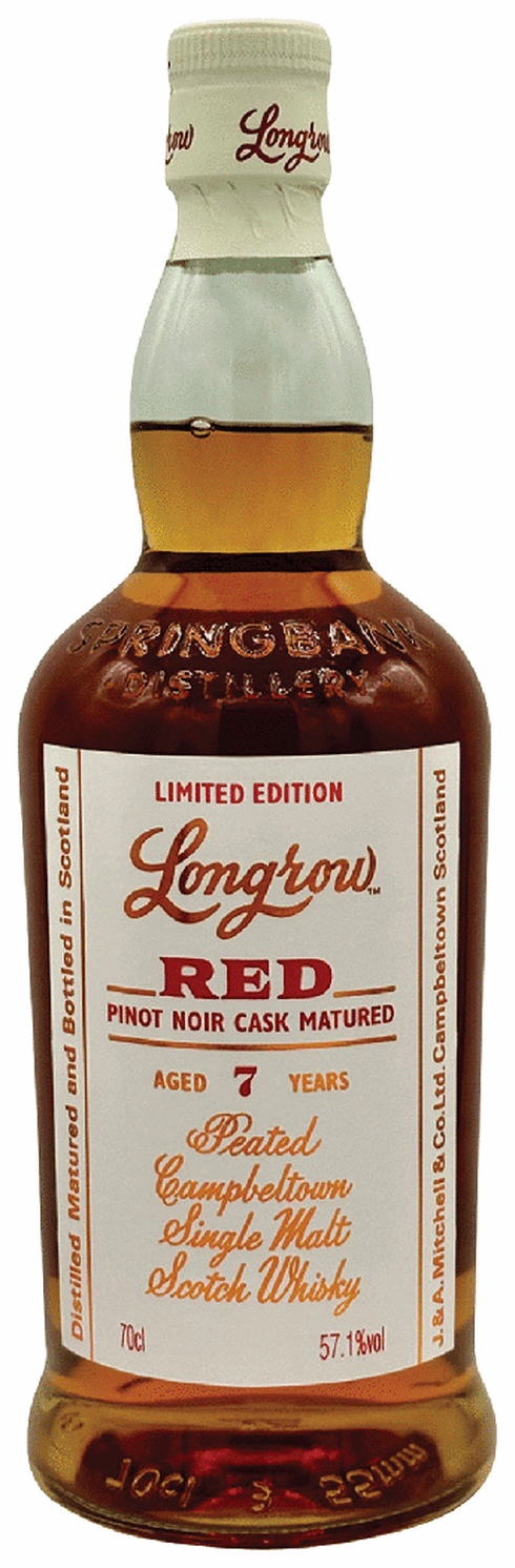 Longrow RED 7年 限定版 LONGROW RED 7 YEAR PINOT NOIR CASK 700 mL