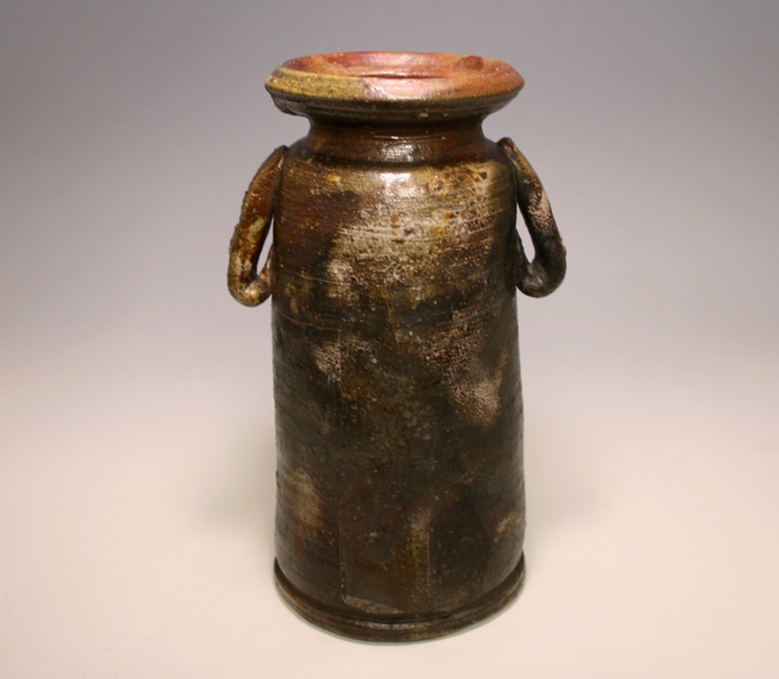 備前焼 人間国宝 金重陶陽作 花入 共箱 D R7820 【公式通販】