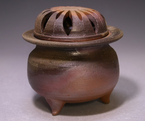 山本雄一 作 「備前香炉」 ～備前焼専門卸小売店 川口陶楽苑～