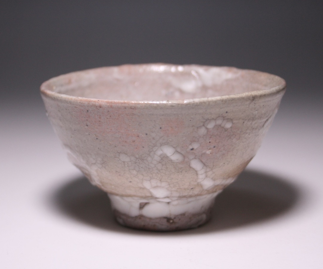 備前焼 茶碗⑤】備前土釉薬茶碗／伝統工芸士 森本 桂／送料込み！ 古