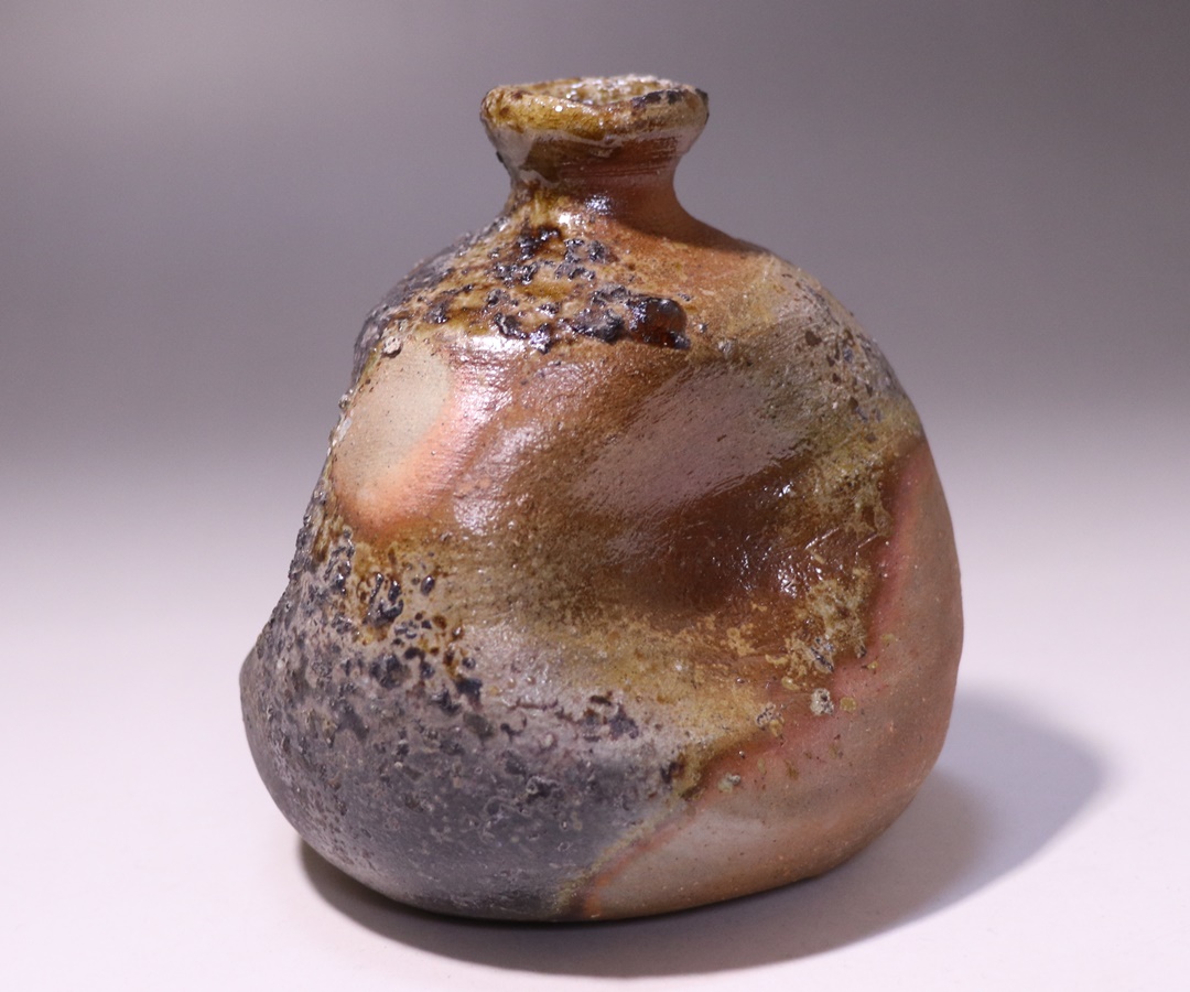 備前焼 希少 灰かぶり徳利(1) 備前焼 希少 灰かぶり徳利(1) 備前焼