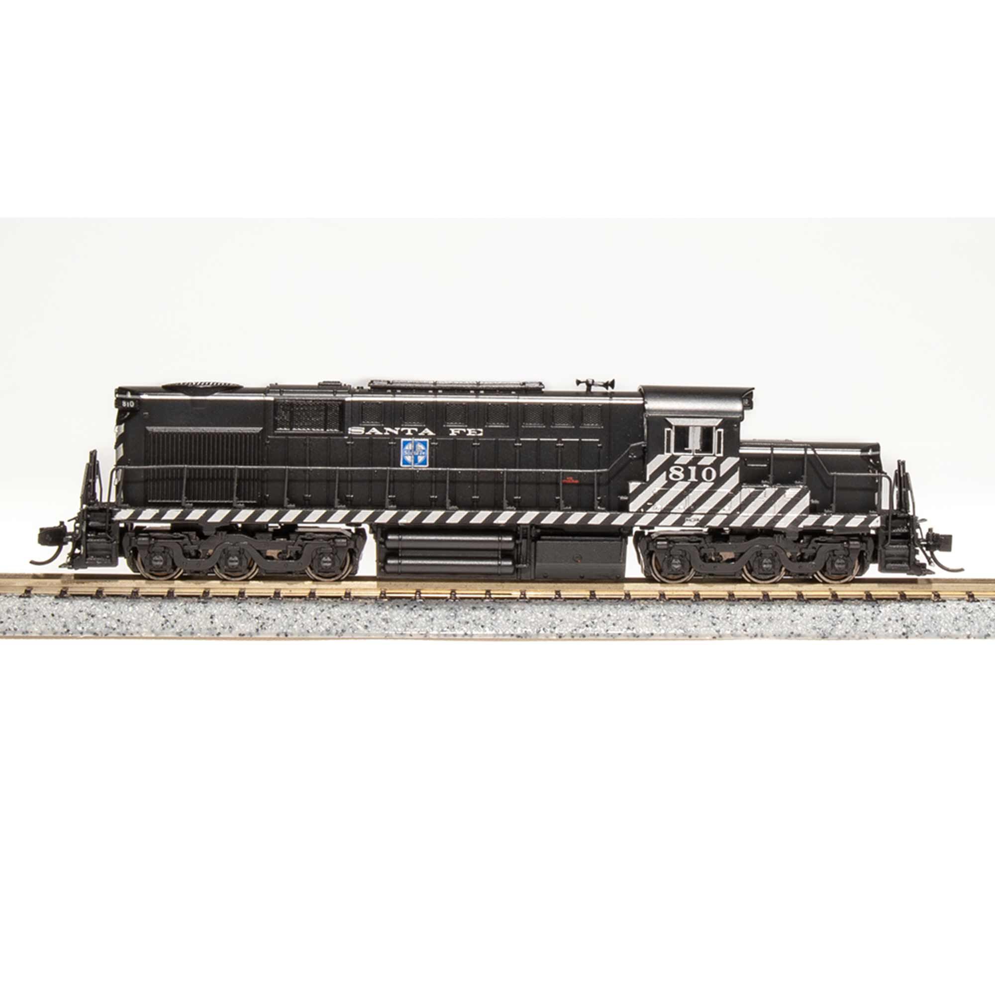 Broadway Limited Imports N Alco RSD-15 Locomotive, Zebra Stripes