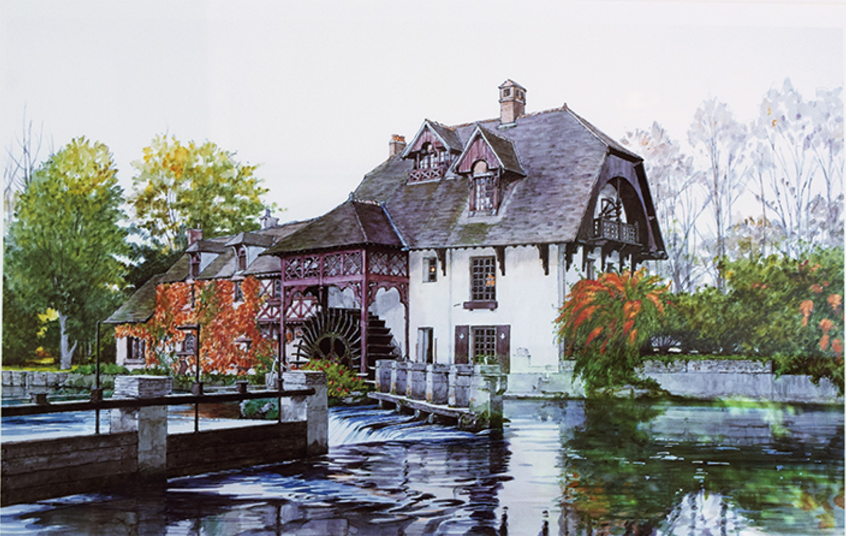 絵画 奥津国道 花のイソワール フランス 【公式通販】