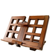 シニアコレクション 書見台 [読書,格子,ルーペ,角度調節,ページ押さえ]