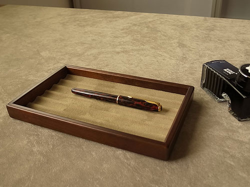 ペントレイS [万年筆,波板,起毛状布,スタッキング可能,6本いれ]