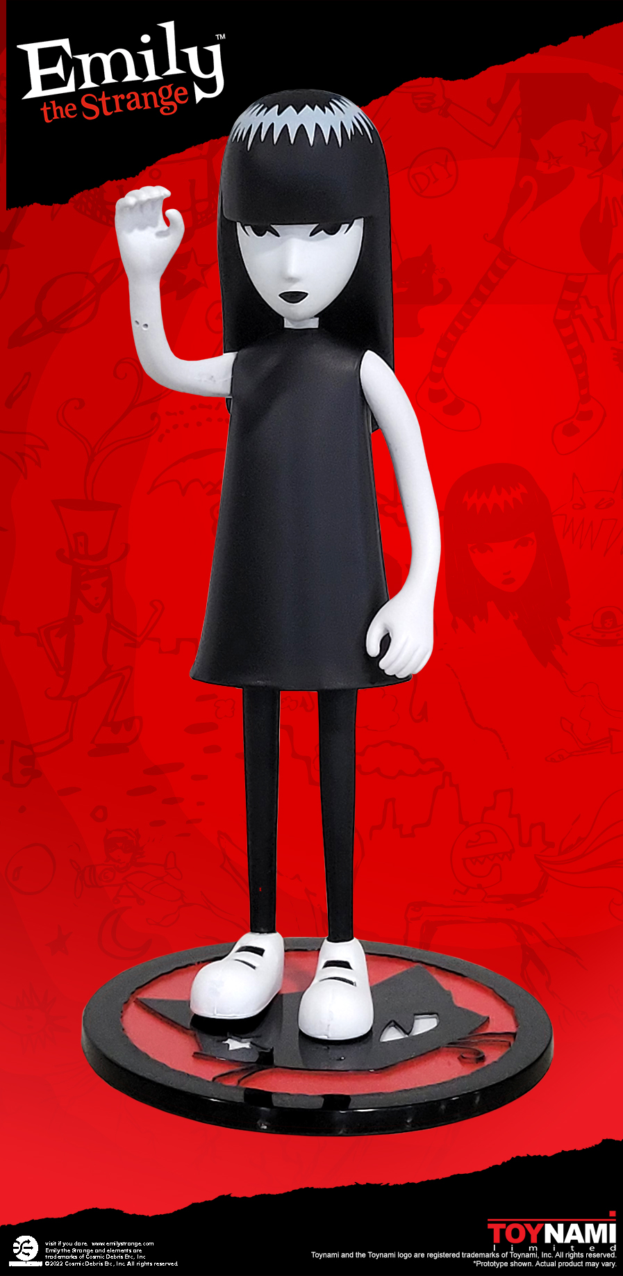 ○生産終了品 Emily the Strange フィギュア Emily the Strange