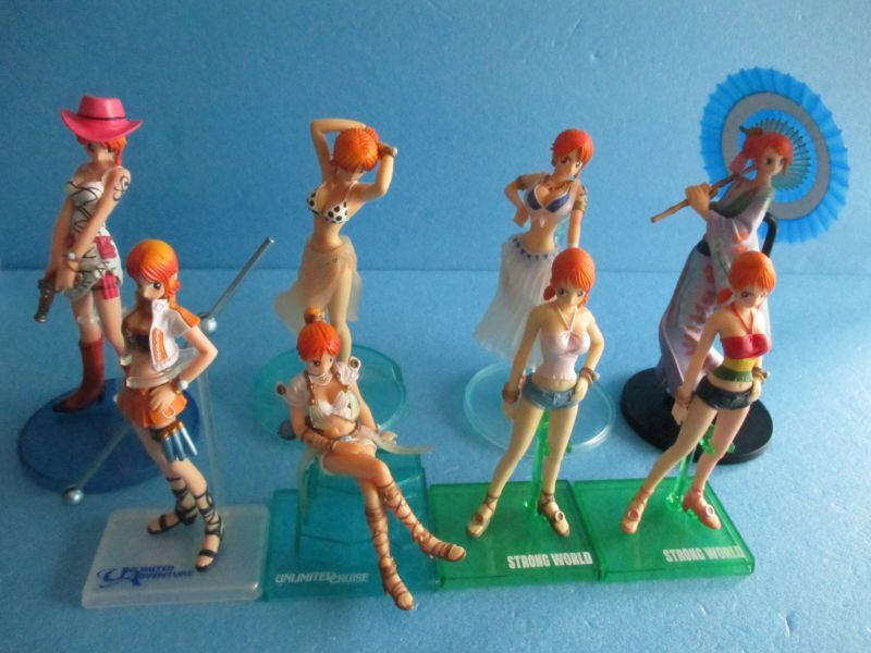 ワンピース[ナミフィギュア 開封8種セット]One Piece [Nami figure