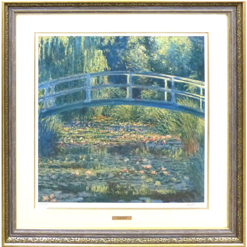 名画復刻 複製版画～STUDIO ART WALK USA～］クロード・モネ「睡蓮の池