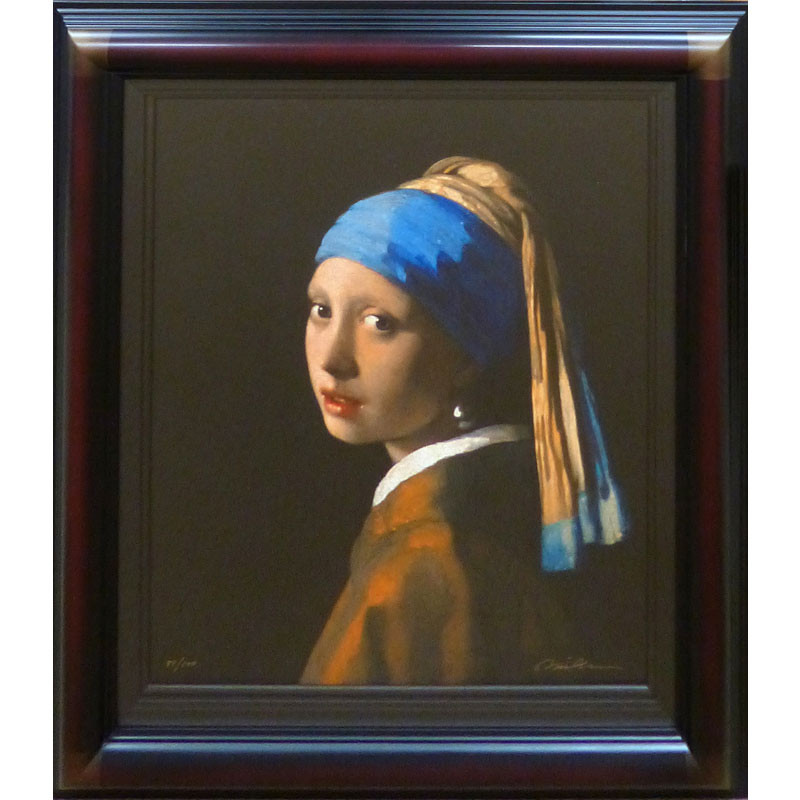 名画復刻 複製版画～STUDIO ART WALK USA～］ヨハネス・フェルメール