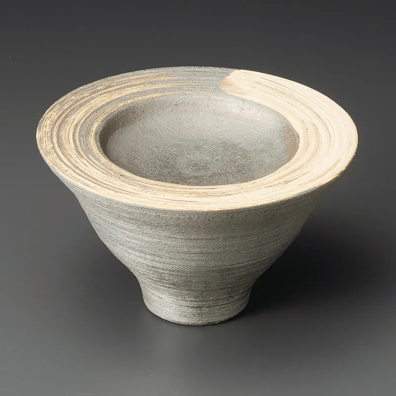 信楽焼登窯粉引桜色片口中鉢5客揃い