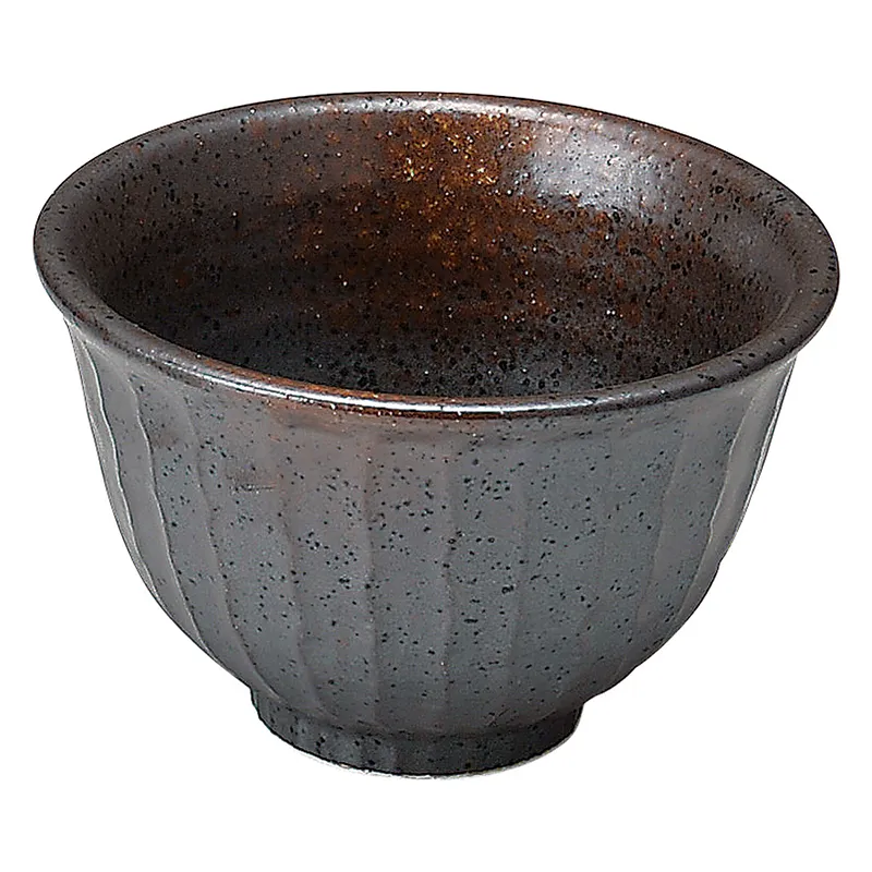 備前焼 備前土釉薬茶碗 税 備前焼 茶碗⑤】備前土釉薬茶碗／伝統工芸士