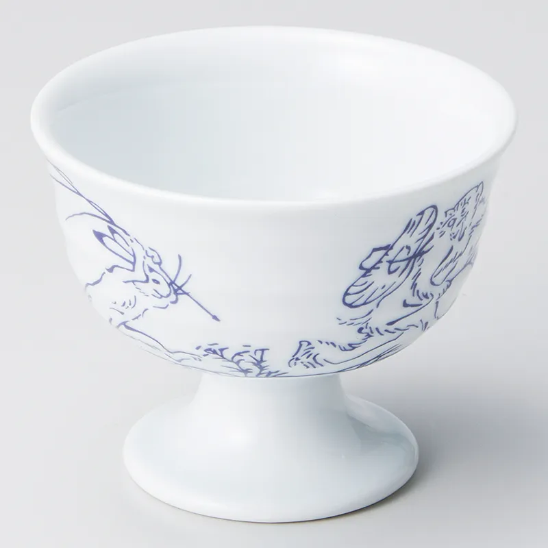 小茶碗・月うさぎ(抹茶碗)|食器通販の陶磁庵