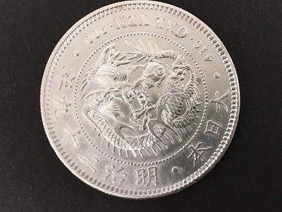 明治29年 新1円銀貨 丸銀 右打ち アンティークコイン 古銭｜Yahoo