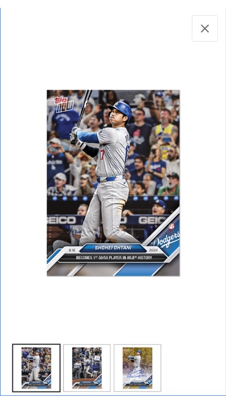 Shohei Ohtani 50/50 Card』 | 日々 | 直球勝負！大澤広樹 | TOKAI