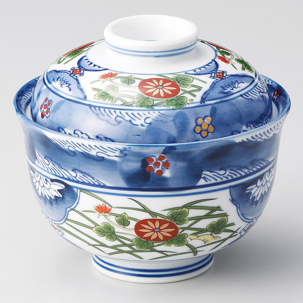 古伊万里 瑠璃 盃台 二件 DT463 古伊万里 瑠璃 盃台 二件 DT463 古