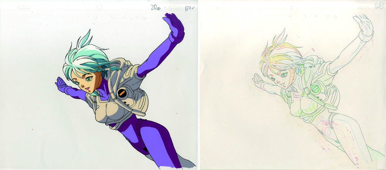 セル画 】DNA2 葵かりん (桂正和 作品 D・N・A 2)