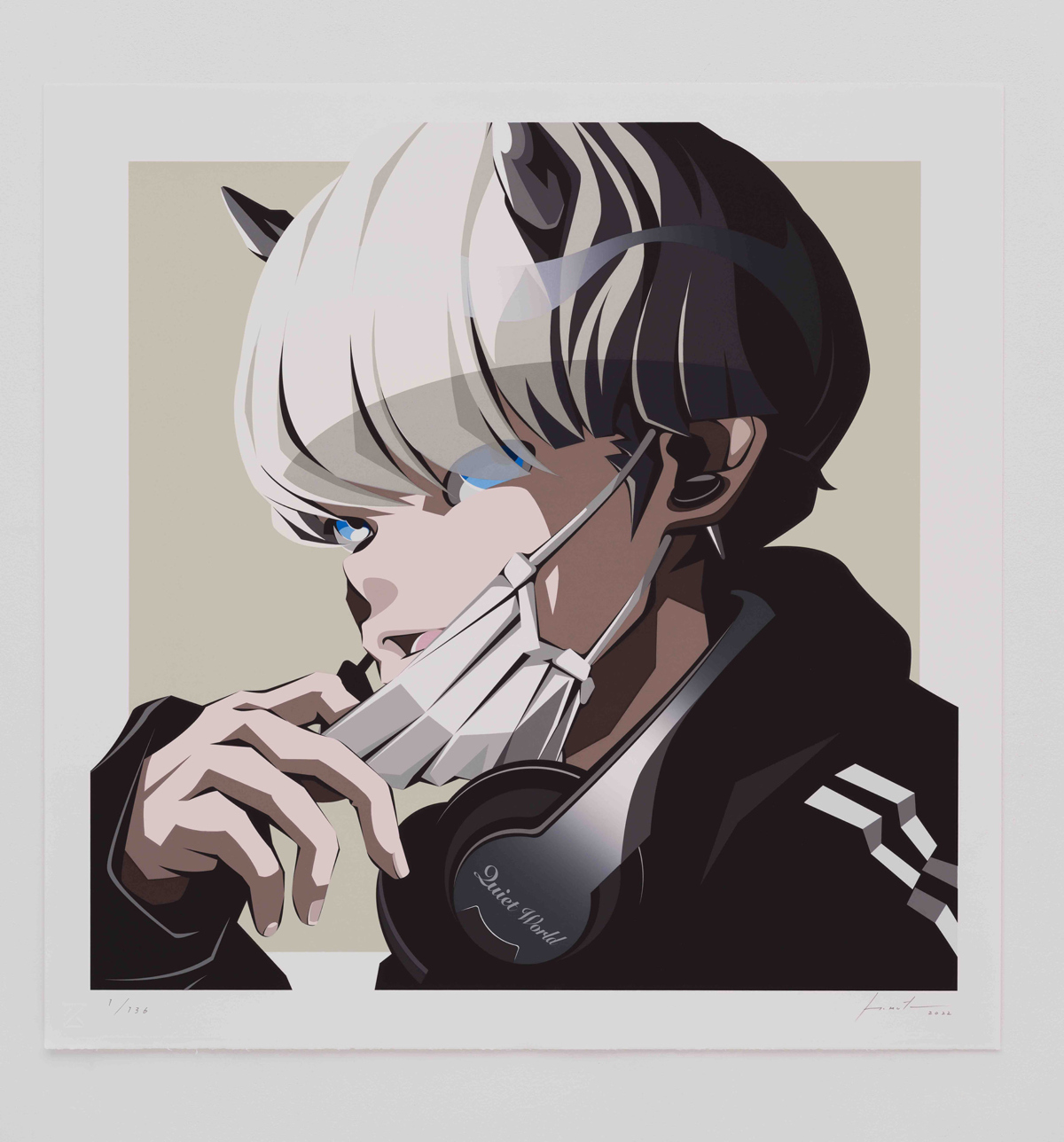 松浦浩之 Motorcycle Diary シルクスクリーン 松浦浩之 Motorcycle