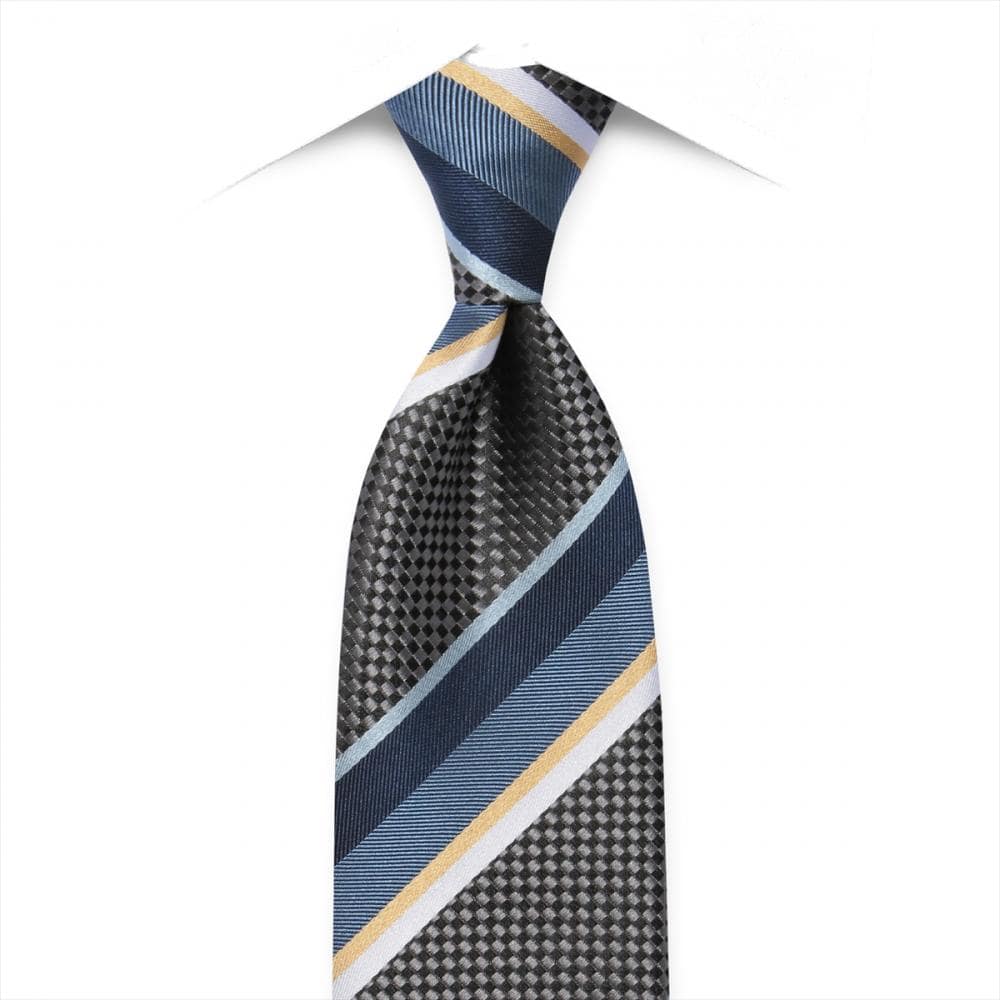 ネクタイ バスケット織 ビジネス フォーマル(930 チャコール): 東京