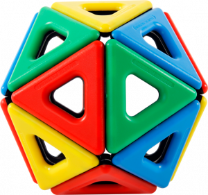 東京書籍】ポリドロン:図形学習 遊具・玩具・教具（Polydron）