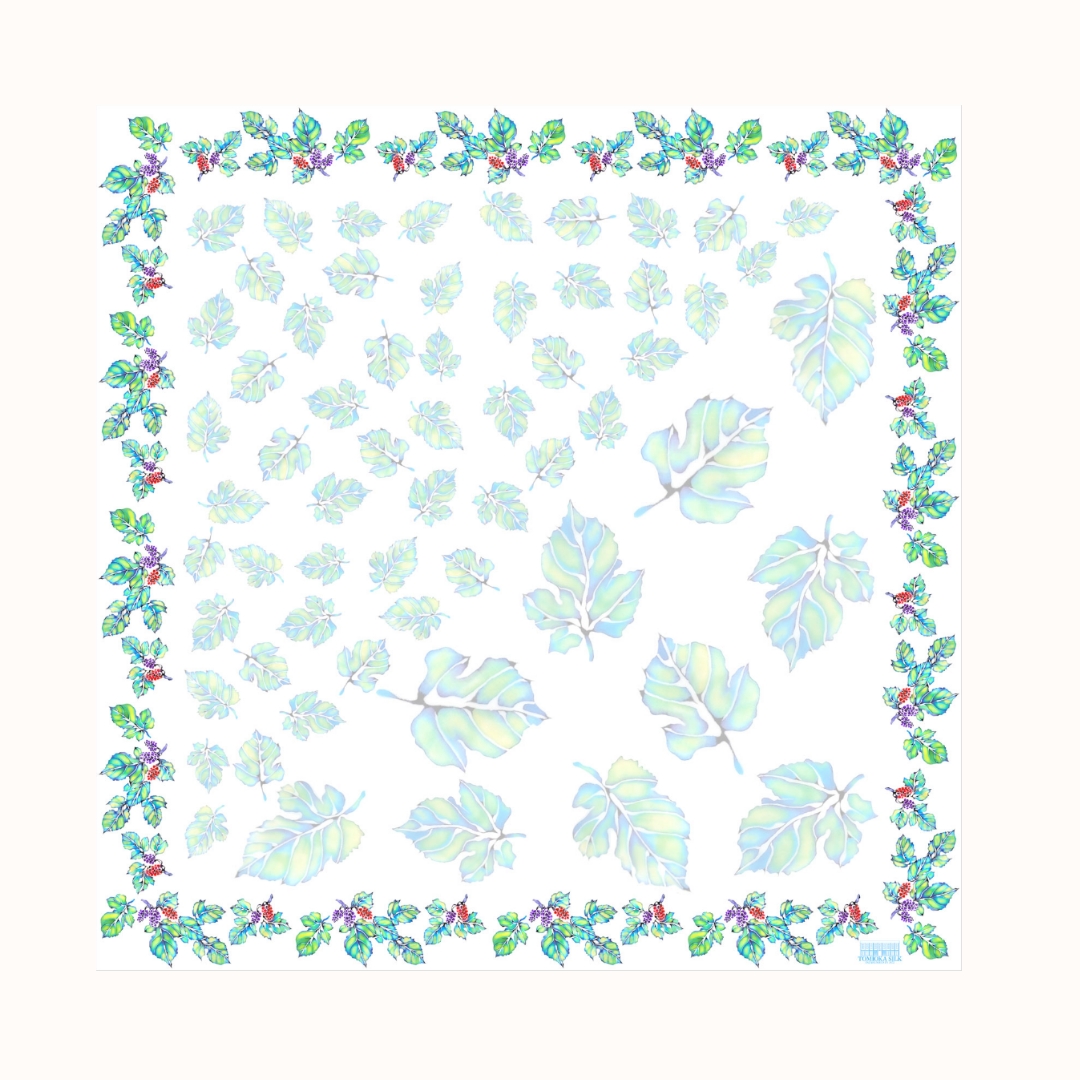 富岡シルク スカーフハンカチ「KUWANOMI」 | 富岡シルク 富岡製糸場