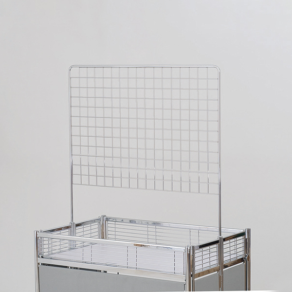 中折れ式ワゴン グレー W900 店舗用品 陳列什器 販売ワゴン セール