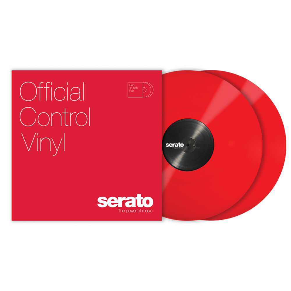12-INCH RED CONTROL VINYL (PAIR) | Tom Lee Music