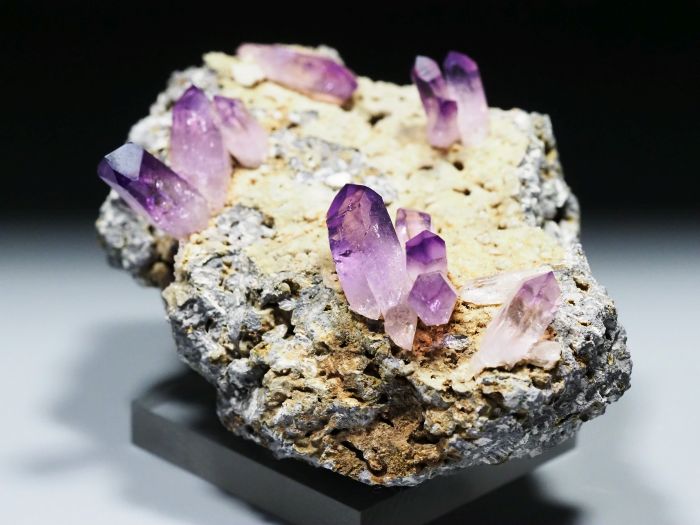 ベラクルスアメジスト 双晶・母岩付き 125.1g 81mm (3)