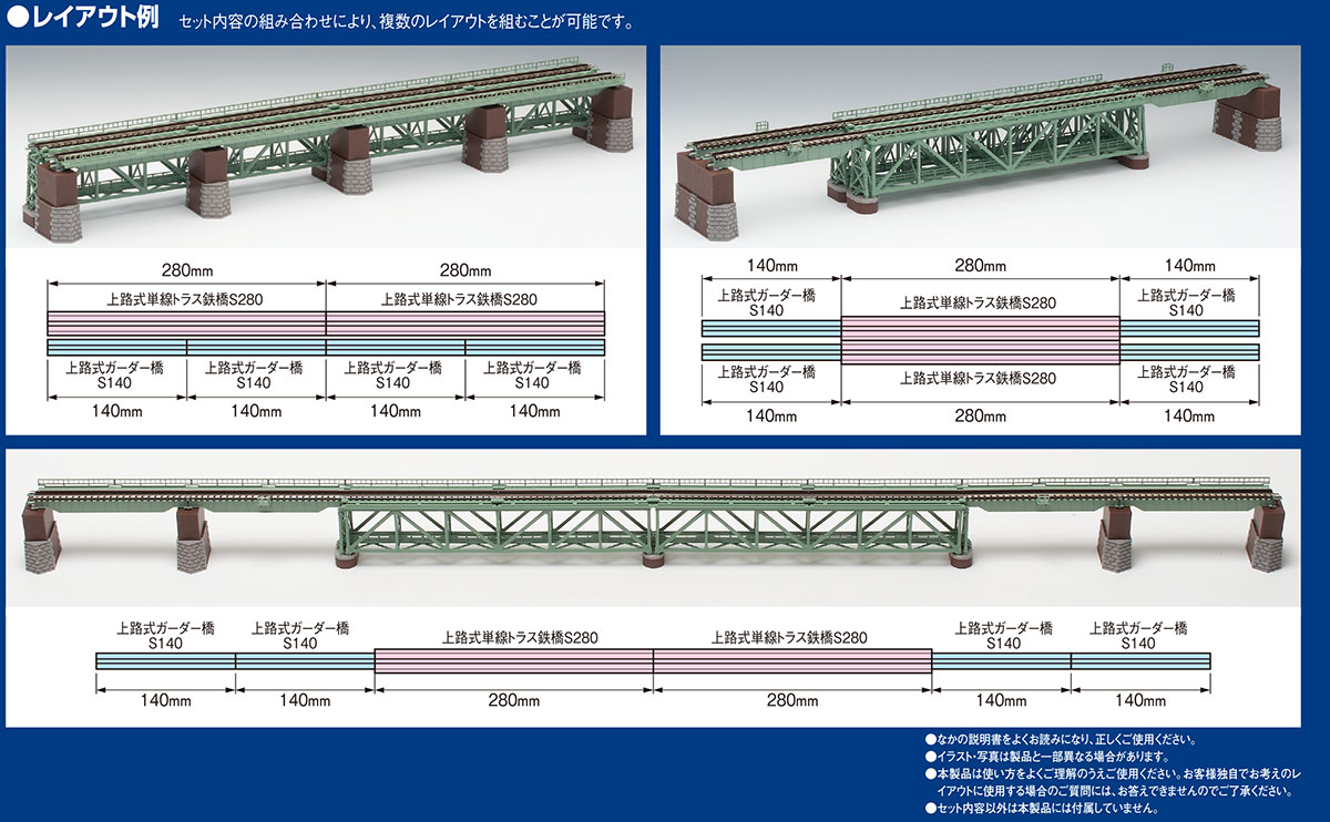 上路式鉄橋セット(緑) ｜製品情報｜製品検索｜鉄道模型 トミックス