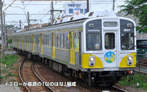 未開封品】TOMYTEC Nゲージ 豊橋鉄道1800系3両セットC「菜の花