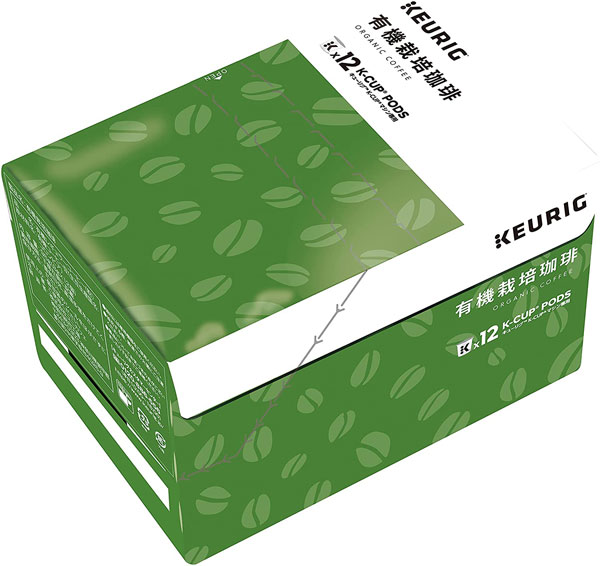 キューリグ K-CUP 有機栽培珈琲 8g×12個入 KEURIG Kカップ カップス