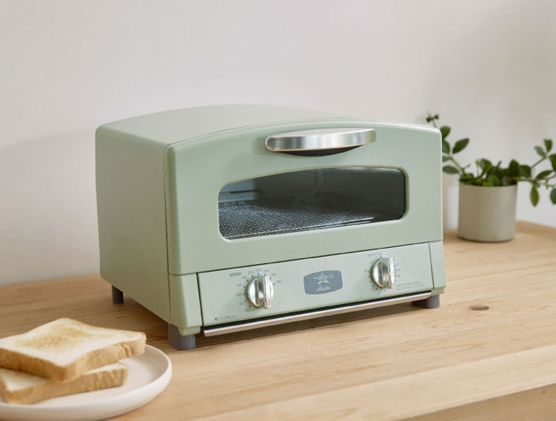 グラファイト トースター 2枚焼きグリーン AET-GS13C(G)アラジン