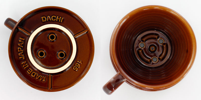 Kalita カリタ MI155 ウェーブドリッパー グロスブラウン 1-2cup用