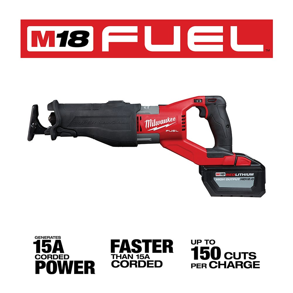 Milwaukee 2722-21HD M18 FUEL SUPER SAWZALL 12.0Ah HD Kit – Tool Nut