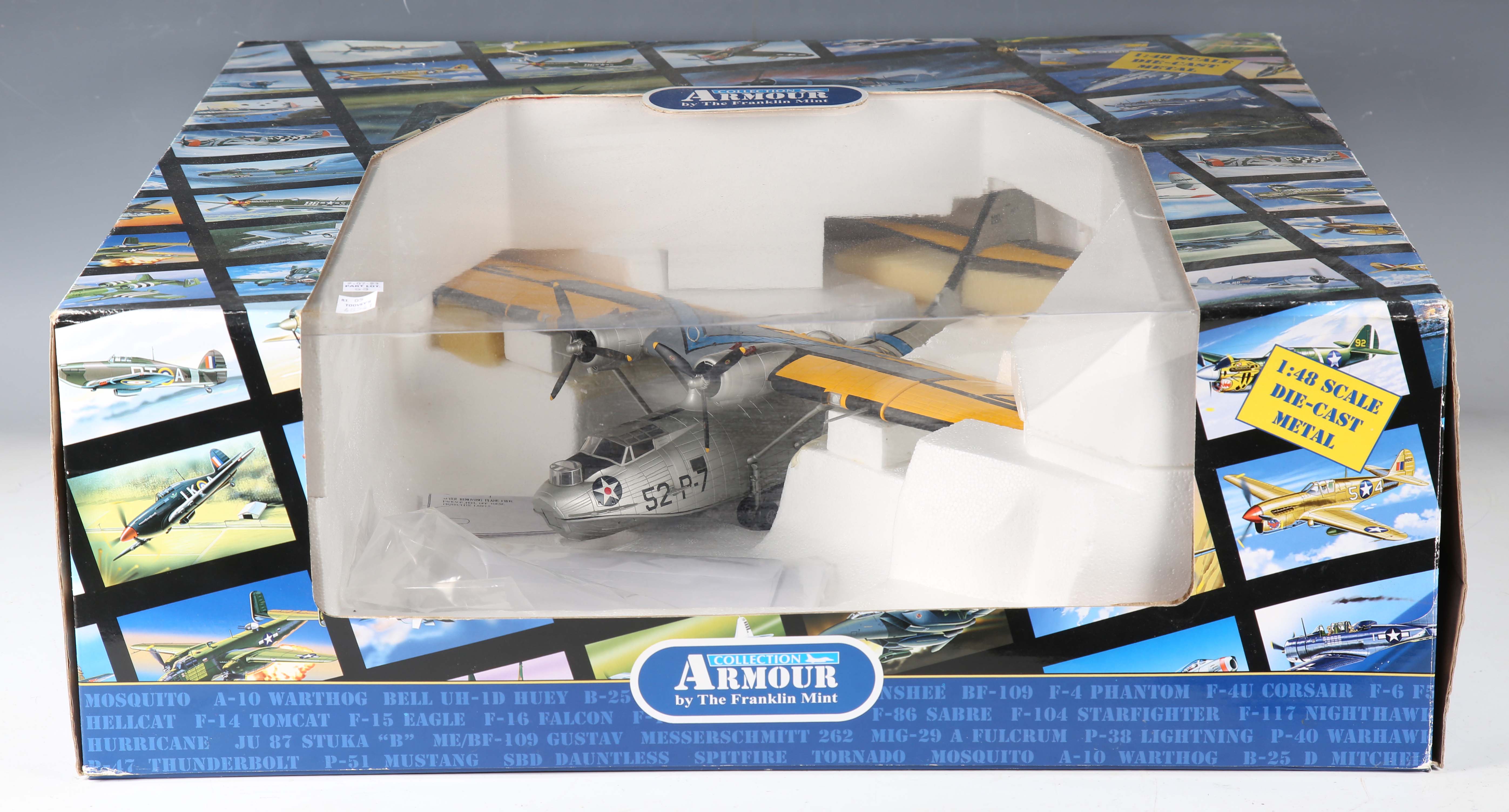 Four The Franklin Mint Armour Collection 1:48 scale diecast model