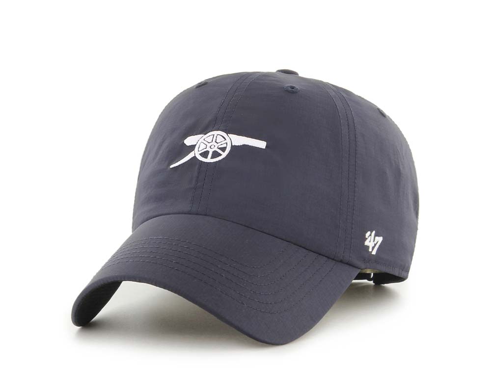 47Brand Arsenal FC Navy Brrr Clean Up Strapback Cap | TOPPERZSTORE.COM
