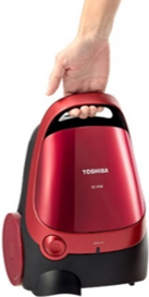 軽量コンパクト・前ハンドルでさらに使いやすくなった、紙パック式掃除