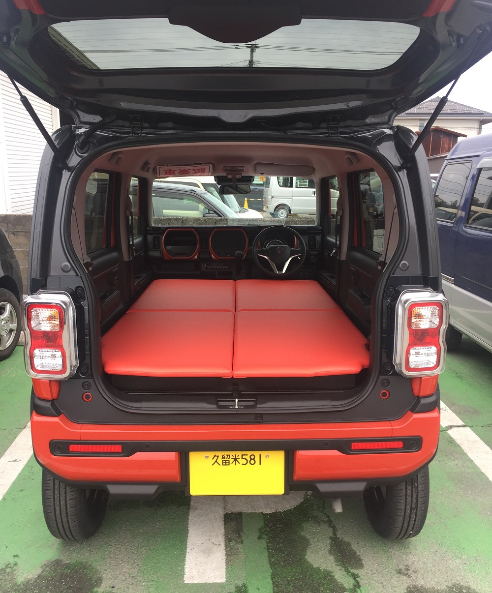 最終値下げ】車中泊用 手作りフラットベッドキット スズキハスラー