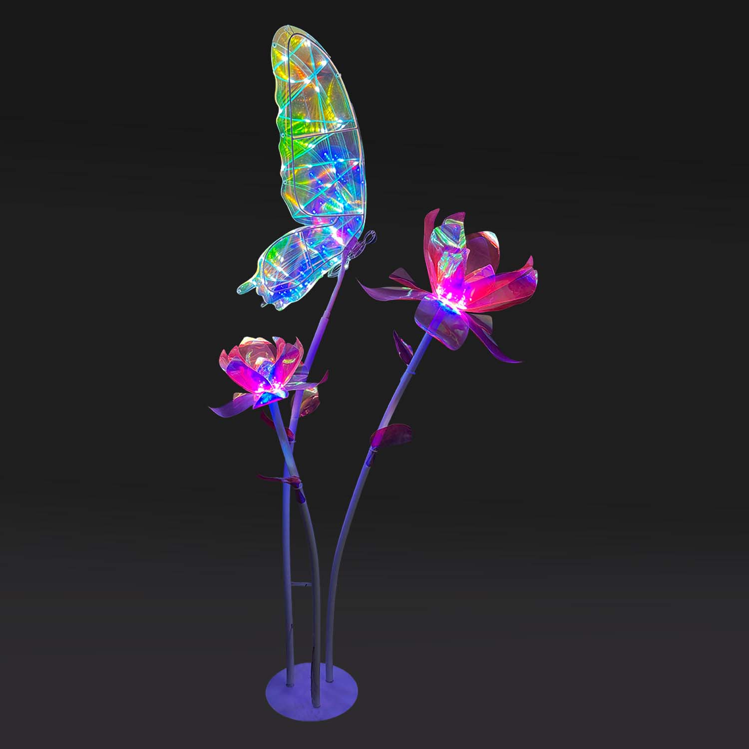LEDドリームシャイン フラワーバタフライ | イルミネーション施工