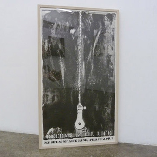 ジャスパー ジョーンズ Recent Still Life 1966年ポスター ジャスパー