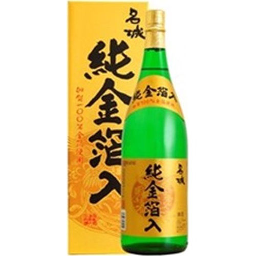 名城 純金箔化粧箱入 1.8L (4969333520936) の仕入れ・箱買いなら激安