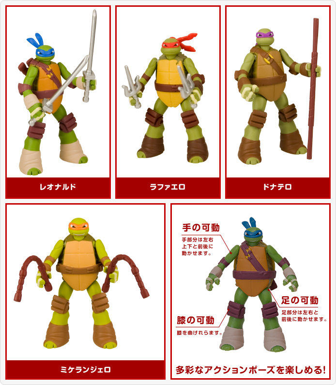 ミュータント タートルズ アクションフィギュア | おすすめ商品 バック
