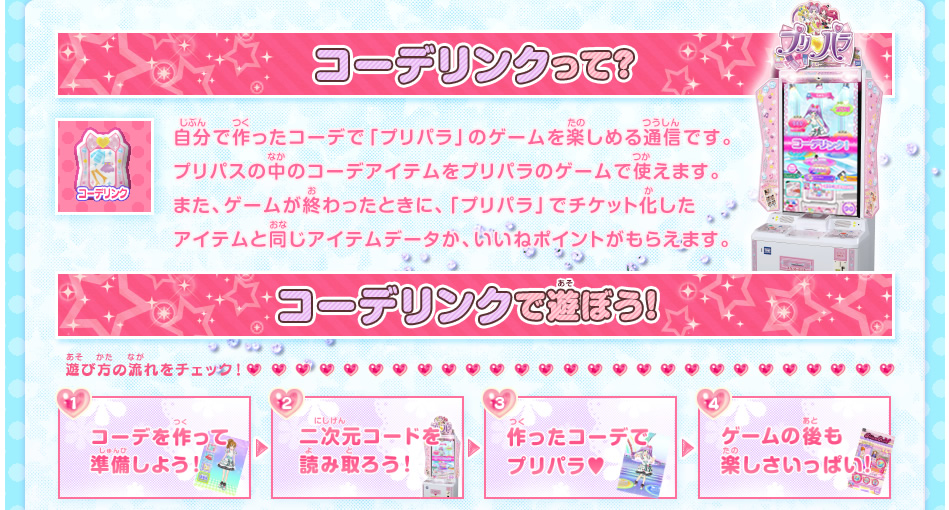 コーデリンク | プリパス アイドルリンク | グッズ | プリパラ