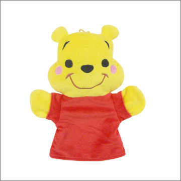 m*o様 プーさん パペット Happiness is a state of mindハンドパペット