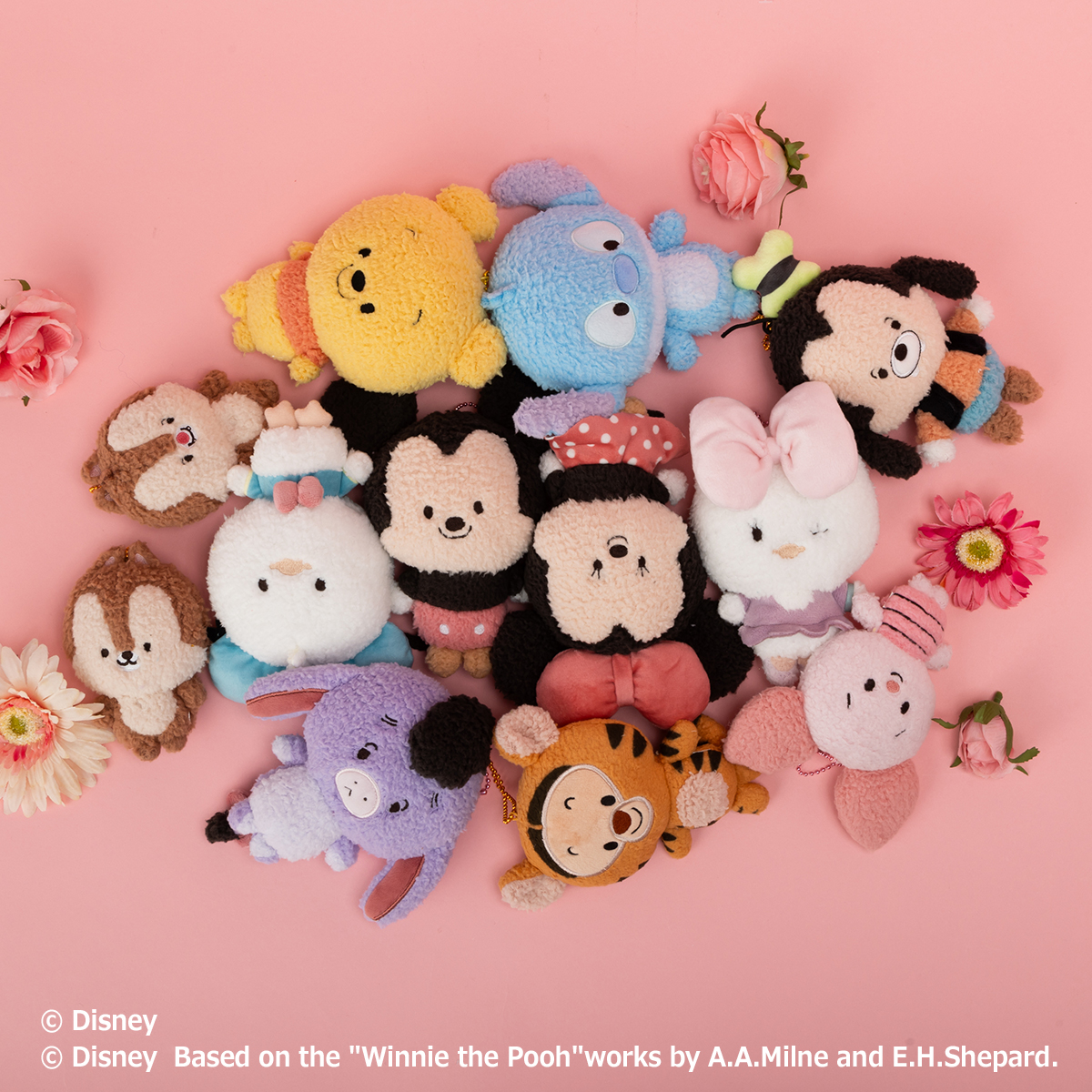 ディズニーキャラクター／YULULUN／ もふもふたった！／ぬいぐるみS