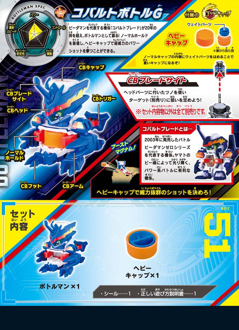 バトルビーダマンセット コバルトソード ライノキャノン バトル