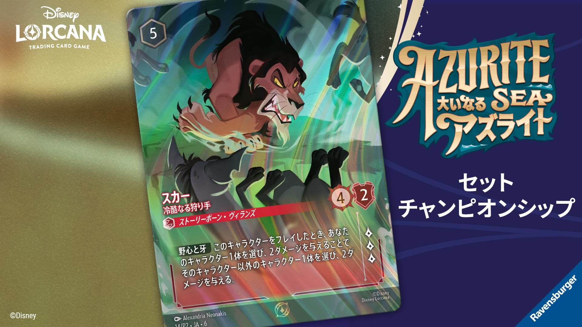 ディズニーロルカナ セット チャンピオンシップ セット チャンピオン