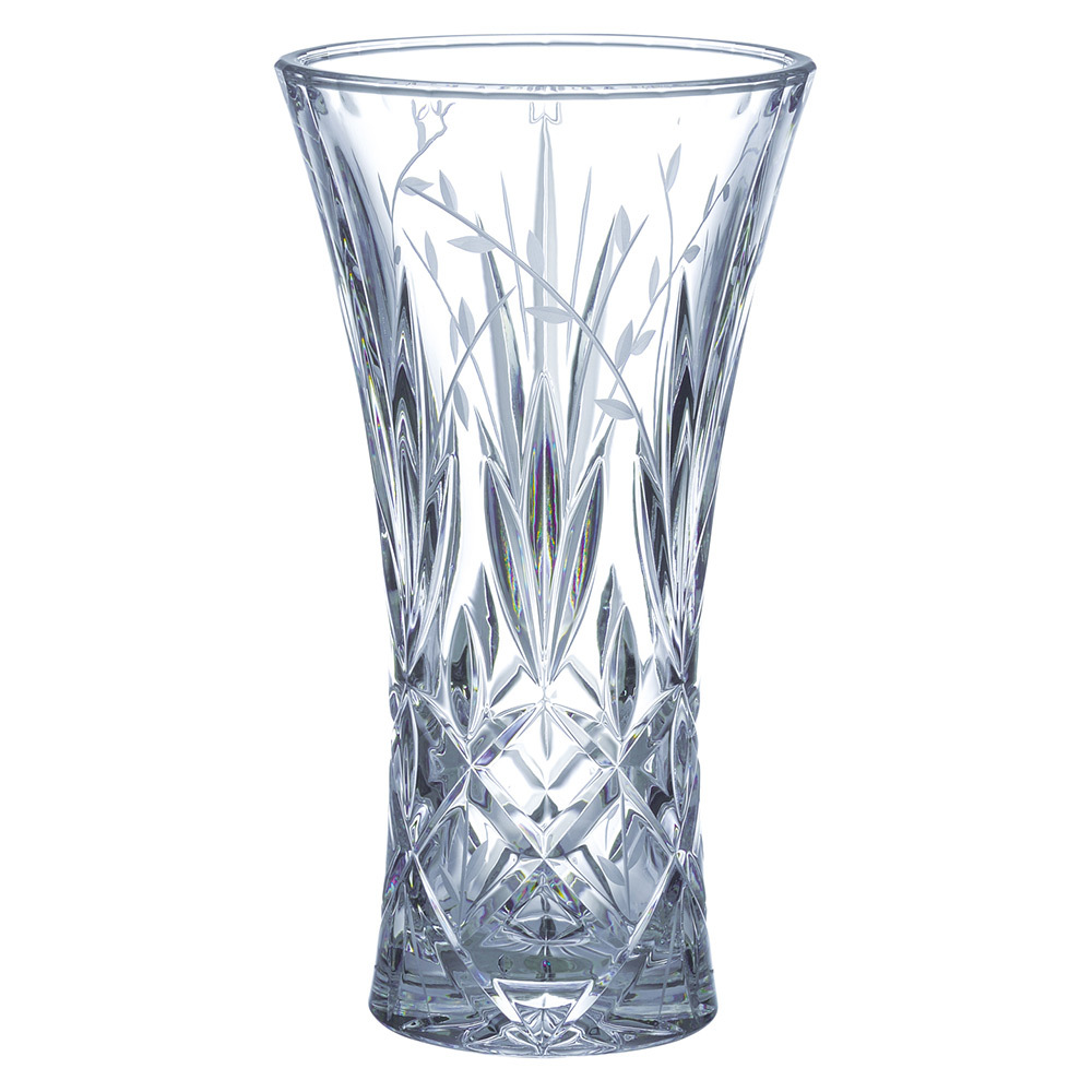 ボヘミアグラス 花瓶 大型 ボヘミアングラス花瓶 特大サイズ Amazon.co